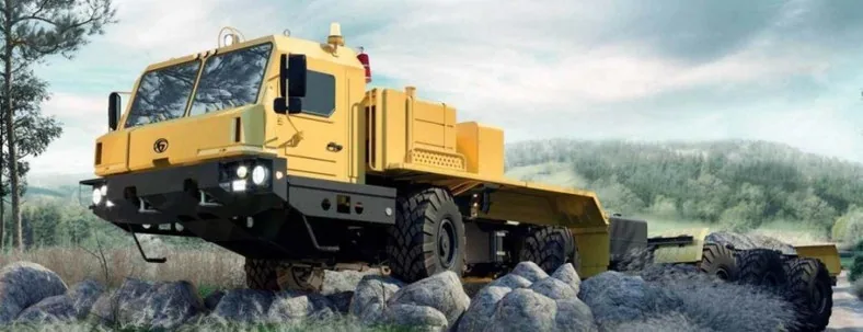 BAZ Off-Road Tractor: Source 3D model