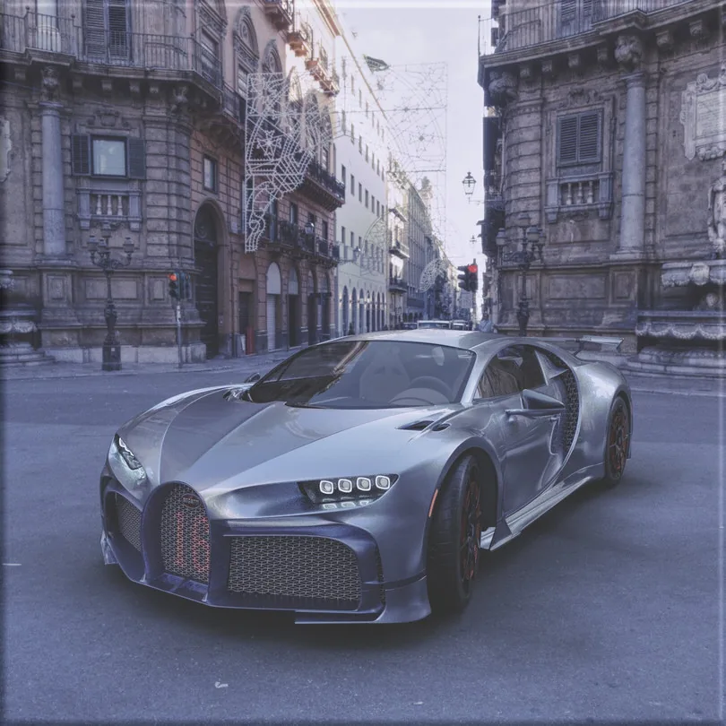 Bugatti Chiron: Street presentation