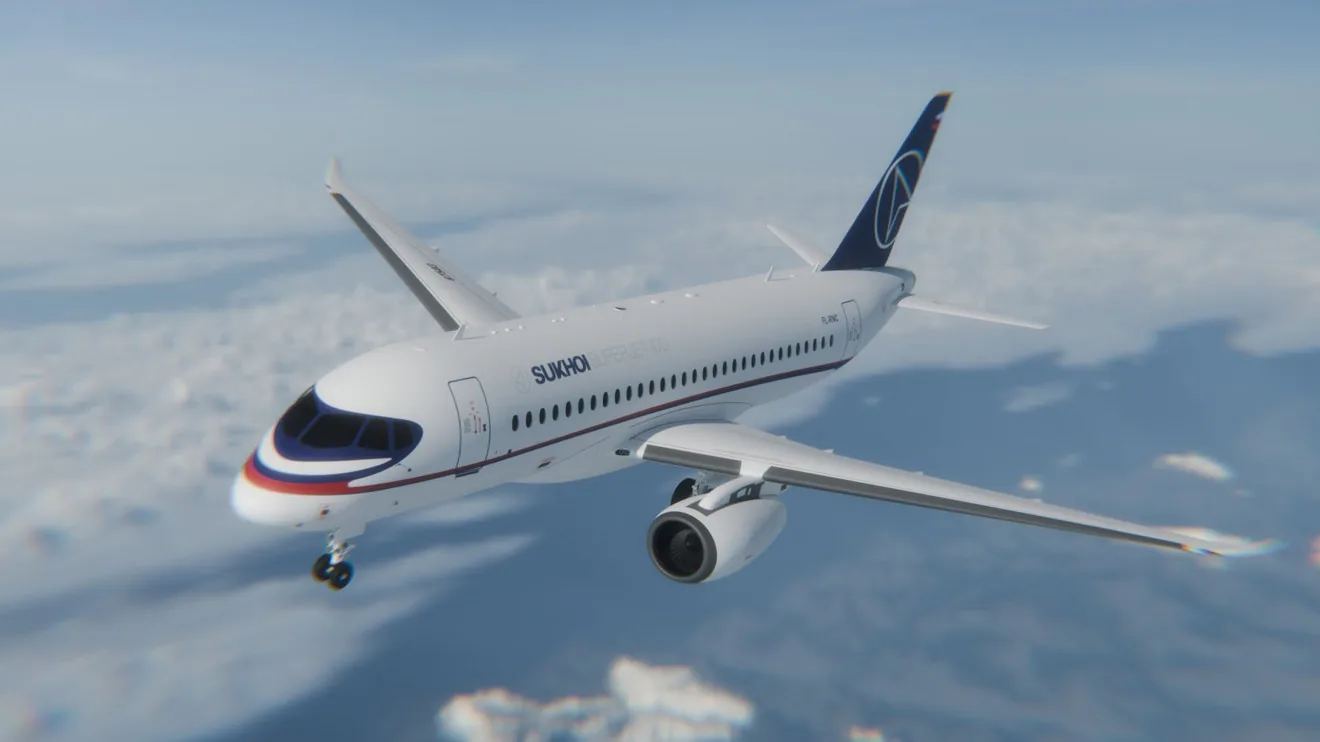 Sukhoi Superjet 100: Exterior view